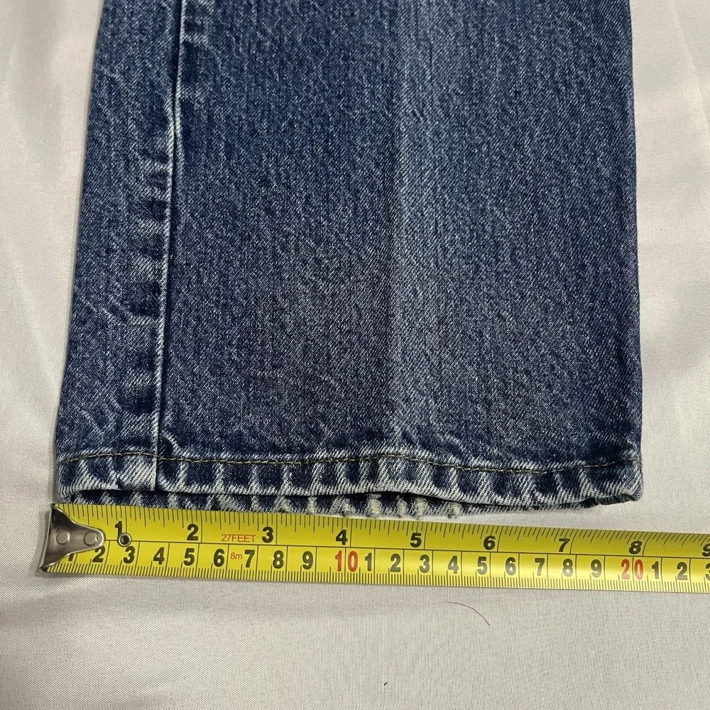 Vintage Levis 505 Orange Tab Jeans Mens 38x30 Blue Denim Classic Straight Leg
